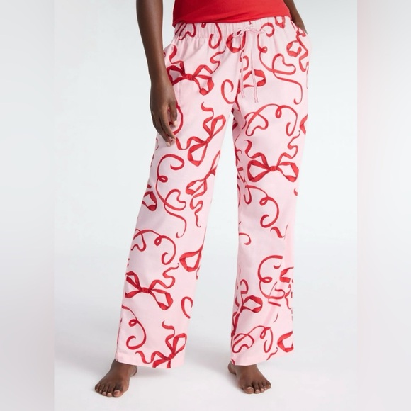 Joyspun Women's Valentine Flannel Sleep or Lounge Pants, 30'' Inseam, Pockets 😍 - Picture 4 of 4